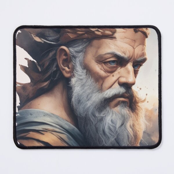 Item preview, Plato Design lll Style Philosopher Plato Art Digital - AI Art designed and sold by StoicWarrior.