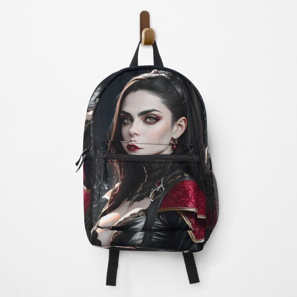 Item preview, Goth Woman Beautiful Young Gothic Style Art Print designed and sold by Stoneheim.