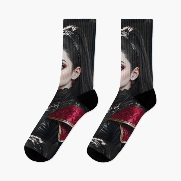 Item preview, Goth Woman Beautiful Young Gothic Style Art Print designed and sold by Stoneheim.