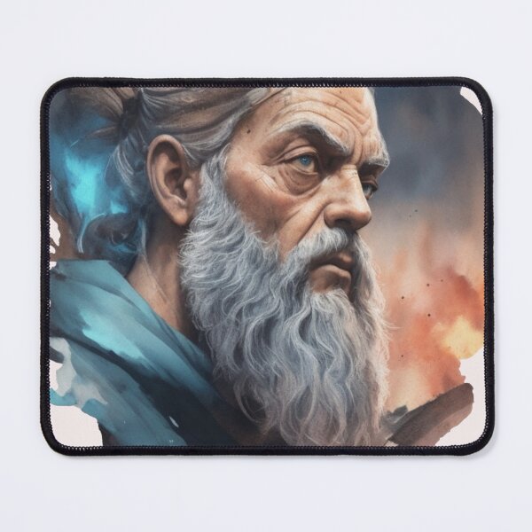 Item preview, Plato Design lV Style Philosopher Plato Art Digital - AI Art designed and sold by StoicWarrior.
