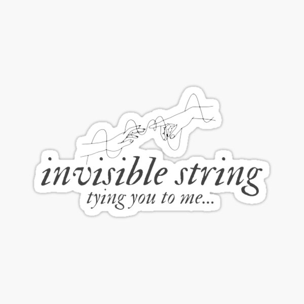 Taylor Swift folklore Album Invisible String Sticker