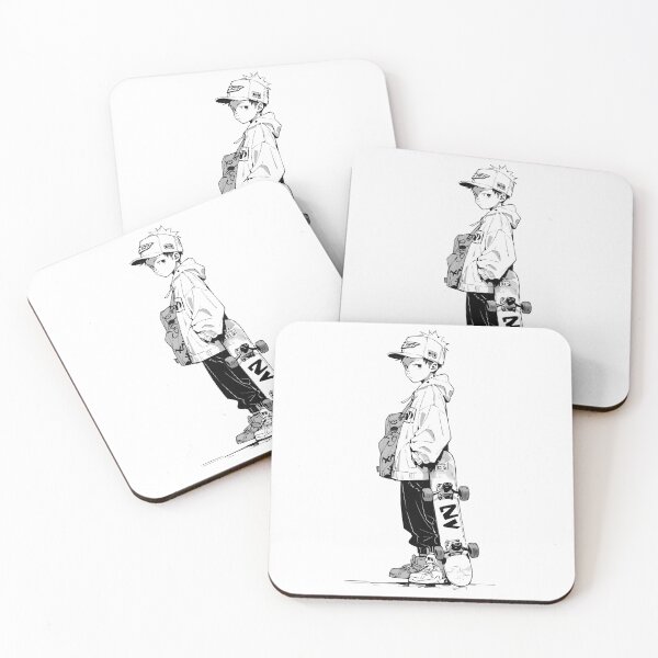 Item preview, Skater Manga Anime Boy designed and sold by RibbitFans101.
