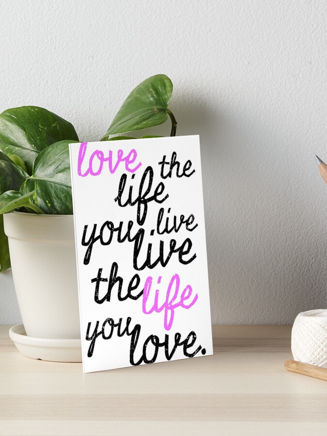 Love The Life You Live Bob Marley Art Board Print For Sale By Electricpharm Redbubble