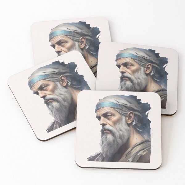 Item preview, Plato Design V Style Philosopher Plato Art Digital - AI Art designed and sold by StoicWarrior.
