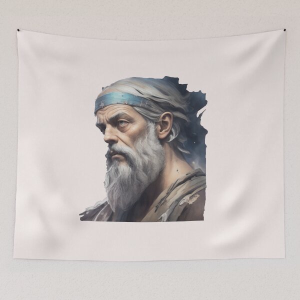 Item preview, Plato Design V Style Philosopher Plato Art Digital - AI Art designed and sold by StoicWarrior.