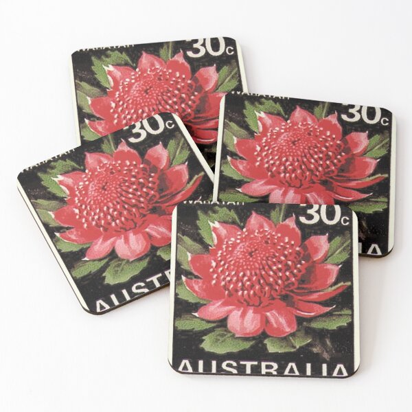 Item preview, Australian Waratah Postage Stamp designed and sold by markrichards.