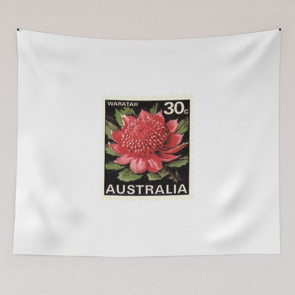 Item preview, Australian Waratah Postage Stamp designed and sold by markrichards.