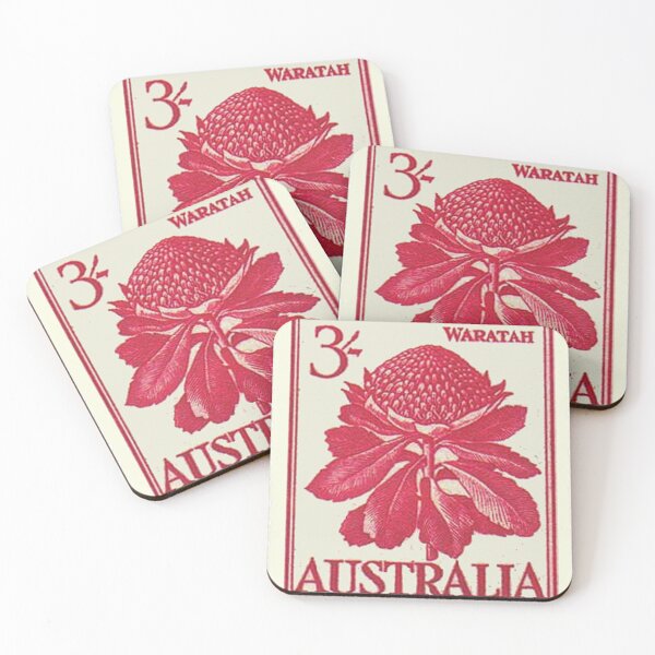 Item preview, Australian Waratah Postage Stamp designed and sold by markrichards.