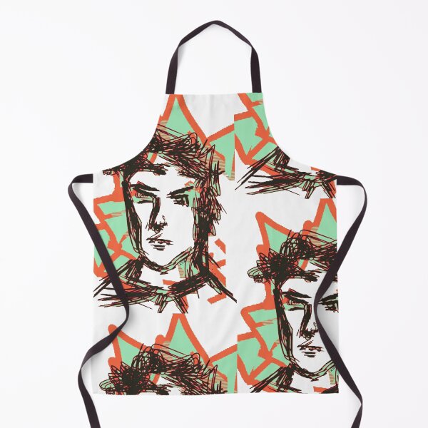 Item preview, Abstract drawing Guy Orange/ Teal designed and sold by KevenTees.