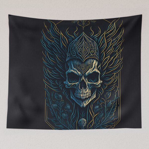 Item preview, Tarot Card Aesthetic Skull Design designed and sold by MoxieVibe.