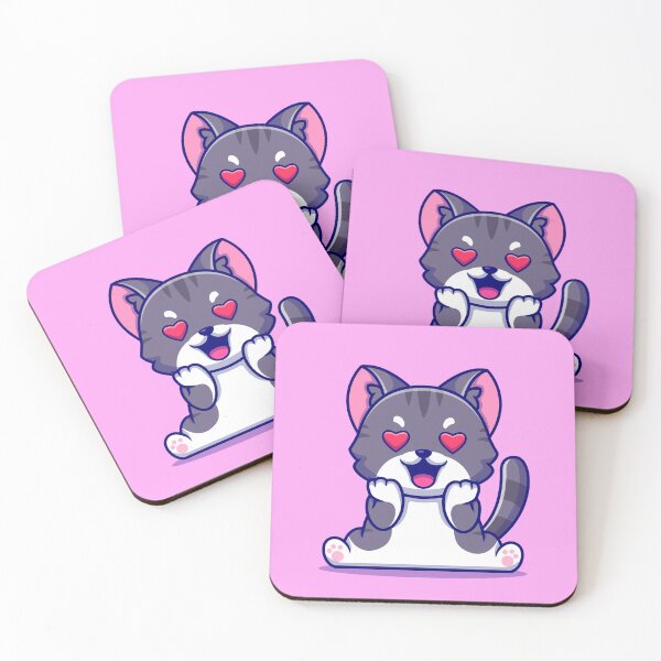 Item preview, Pawsitively Adorable Love: Cartoon Cat's Romantic Tale designed and sold by hjian8219.