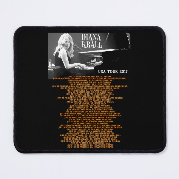 Item preview, adm49 Tour Dates Diana Krall Back01 designed and sold by AadenHodgeSt.