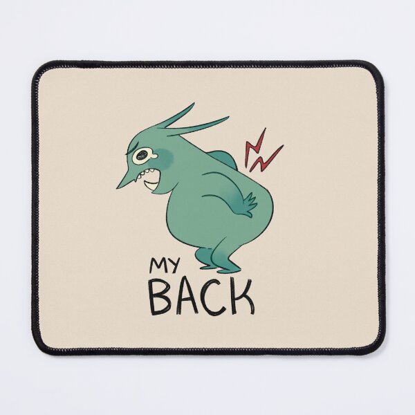 Item preview, Back Pain Goblin designed and sold by Lilaeleaf.