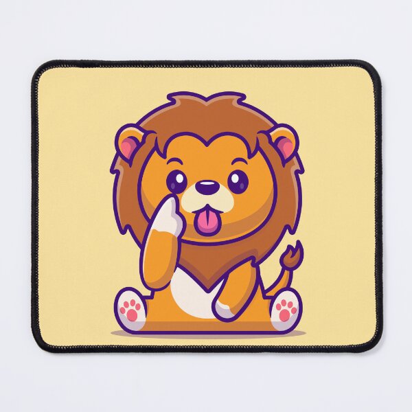 Item preview, Playful Lion's Roar: Cartoon Vector Illustration designed and sold by hjian8219.