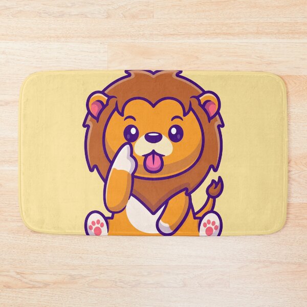 Item preview, Playful Lion's Roar: Cartoon Vector Illustration designed and sold by hjian8219.