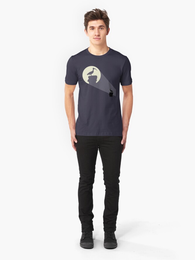 Alternate view of Bat Chicken Slim Fit T-Shirt