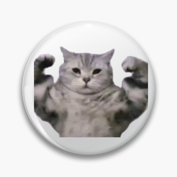 Item preview, Buff Cat Meme designed and sold by Fecal-Fashion.