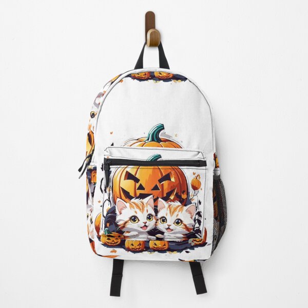 Item preview, Whiskerful Pumpkin Play: Adorable Kittens in Fall Delight designed and sold by irosh madushan.