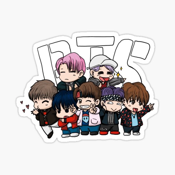 bts Sticker by Decarabia