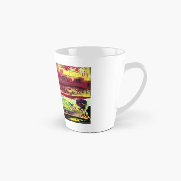 Musical Abstract Painting With a Horn Player Tall Mug