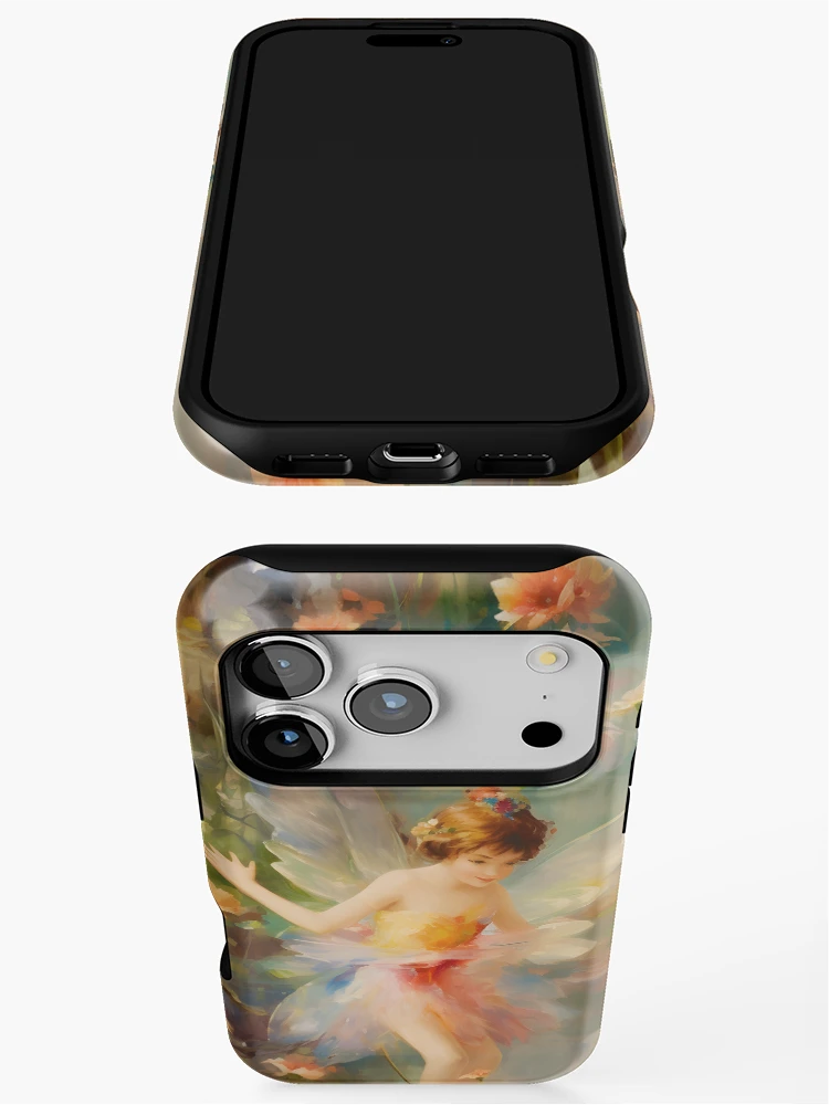 Thumbnail 3 of 4, iPhone Case, Fairy Pattern 9 designed and sold by DigitalPatternx.