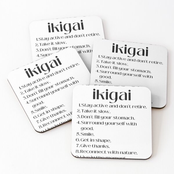 Item preview, Ten rules of ikigai designed and sold by crew-kraftz.