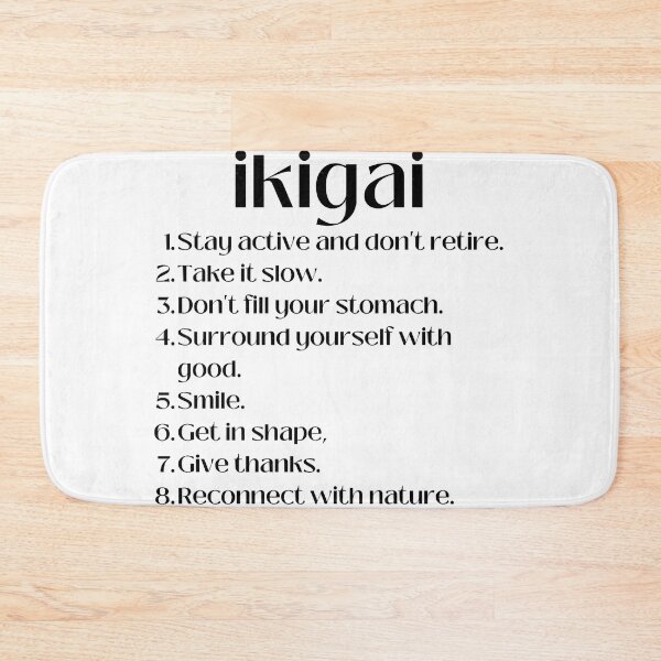 Item preview, Ten rules of ikigai designed and sold by crew-kraftz.