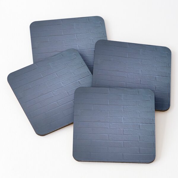 Item preview, Brick Wall Painted Blue Texture designed and sold by LifeSpice.