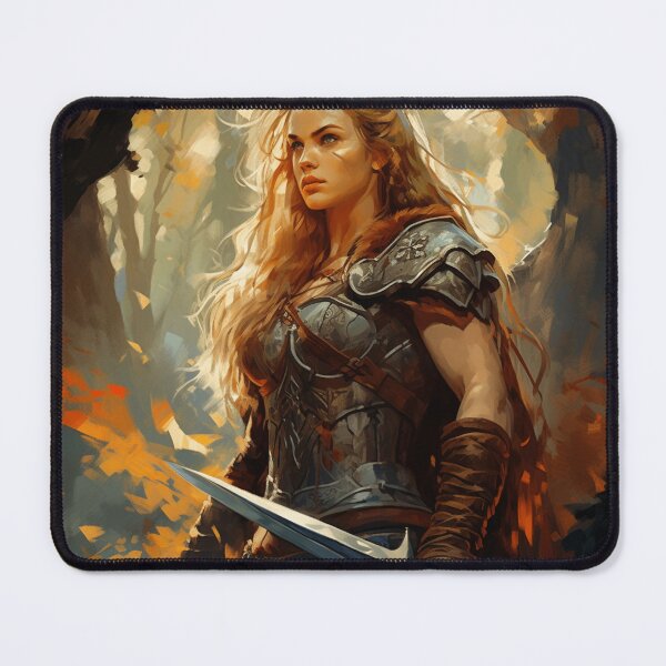 Item preview, Viking woman warrior  designed and sold by Finalcutimaging.