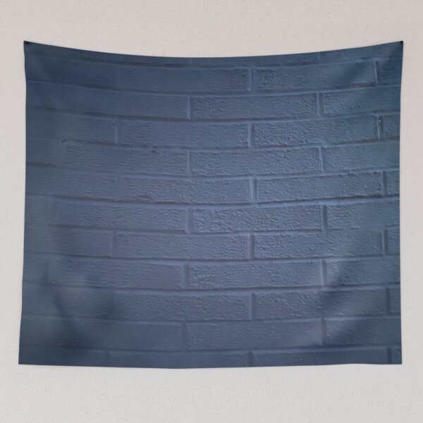 Item preview, Brick Wall Painted Blue Texture designed and sold by LifeSpice.