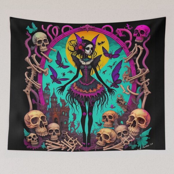 Item preview, Skeleton Fairy Standing amongst the Bones  designed and sold by Andi-R-Tunley.