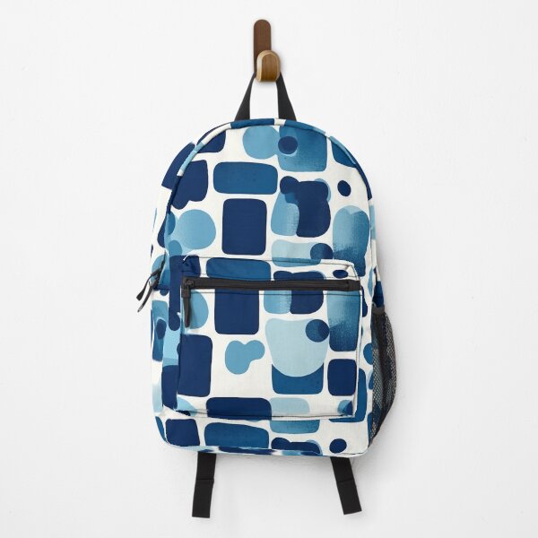 Item preview, Blue Abstract Geometric Pattern designed and sold by ColorfulVanilla.