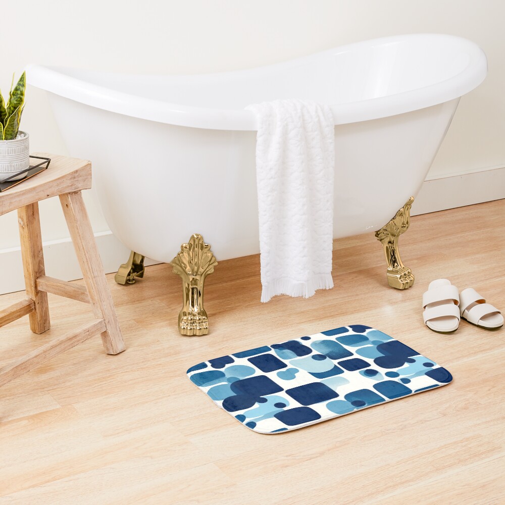 Item preview, Bath Mat designed and sold by ColorfulVanilla.
