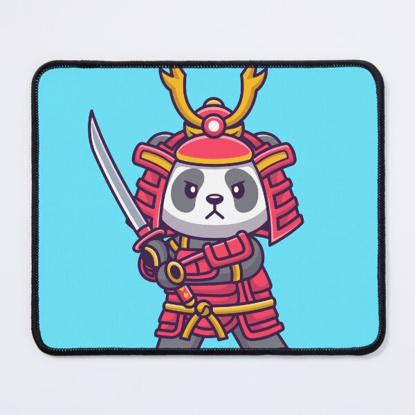 Item preview, Panda Samurai: Cartoon Vector Illustration designed and sold by hjian8219.
