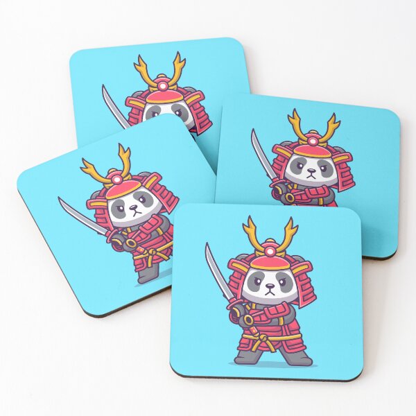 Item preview, Panda Samurai: Cartoon Vector Illustration designed and sold by hjian8219.