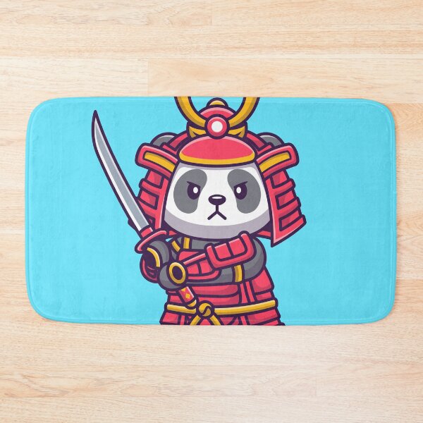 Item preview, Panda Samurai: Cartoon Vector Illustration designed and sold by hjian8219.