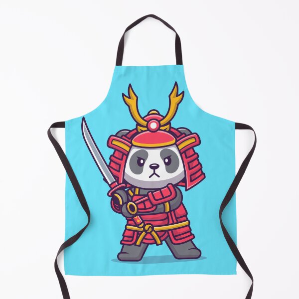 Item preview, Panda Samurai: Cartoon Vector Illustration designed and sold by hjian8219.