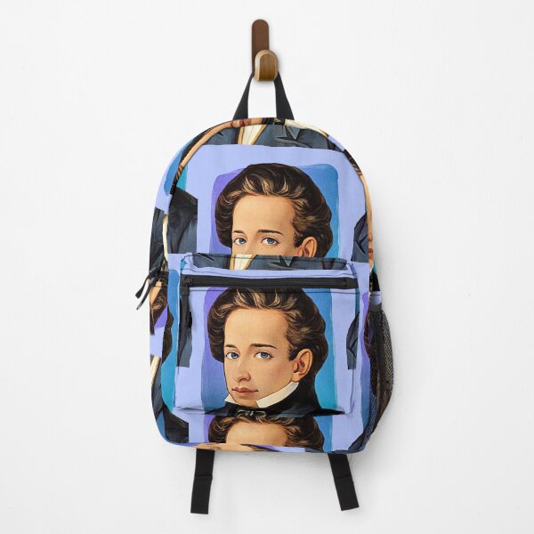 Item preview, Italian Philosopher Giacomo Leopardi - blue - illustration designed and sold by Litstoy.