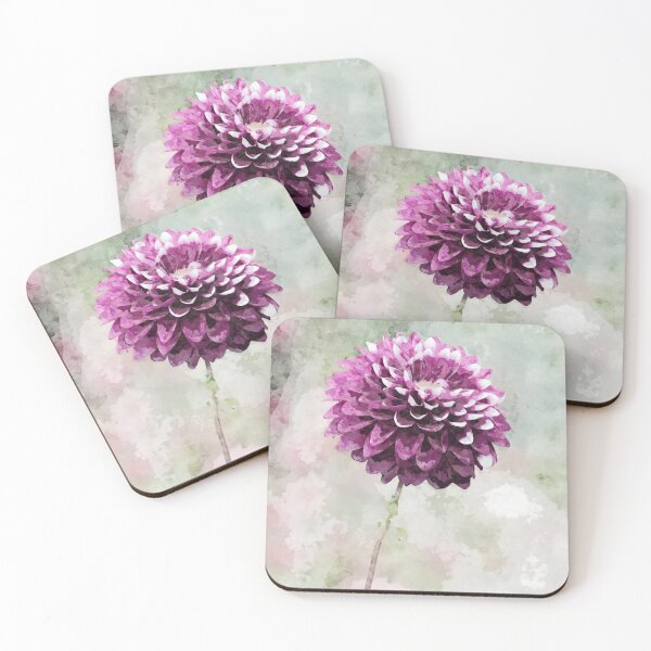 Item preview, Purple Dahlia Flower designed and sold by Metmehome.