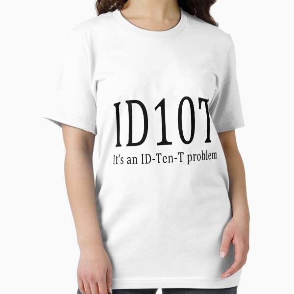 ID10T - light tees Essential T-Shirt