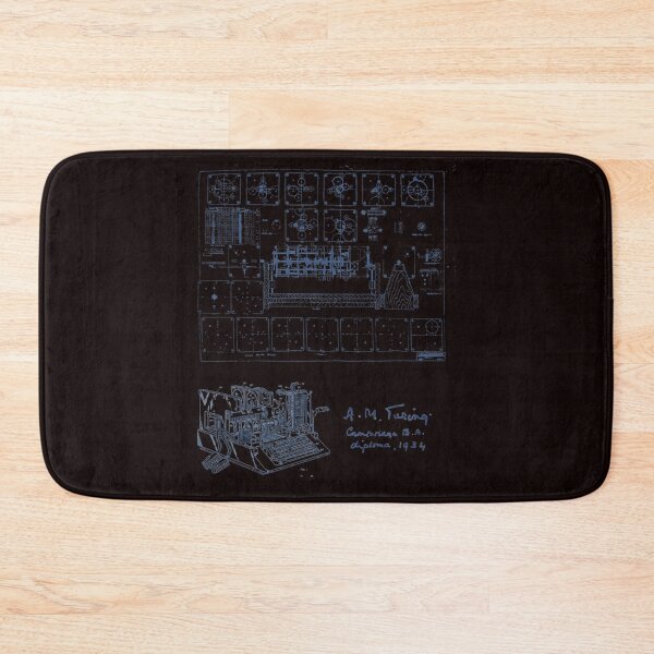 Item preview, Alan Turing Machine Blueprint  designed and sold by SAMUELETZKY.