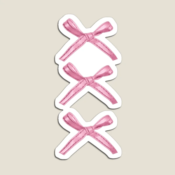 Thin Pink Ribbon Die-Cut Magnet