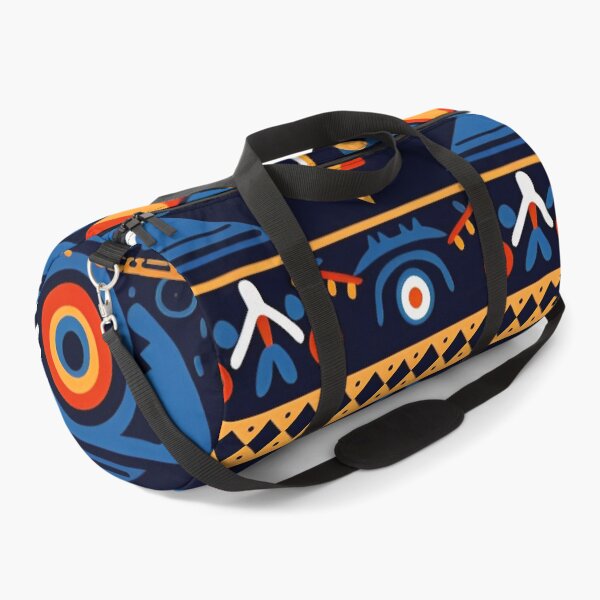 Artikelvorschau, Blaues afrikanisches Stammesmuster entworfen und verkauft von CraftCartelArt.