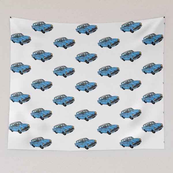 Item preview, Blue Flying Car Magic Transport   designed and sold by TheGraphicBeau.