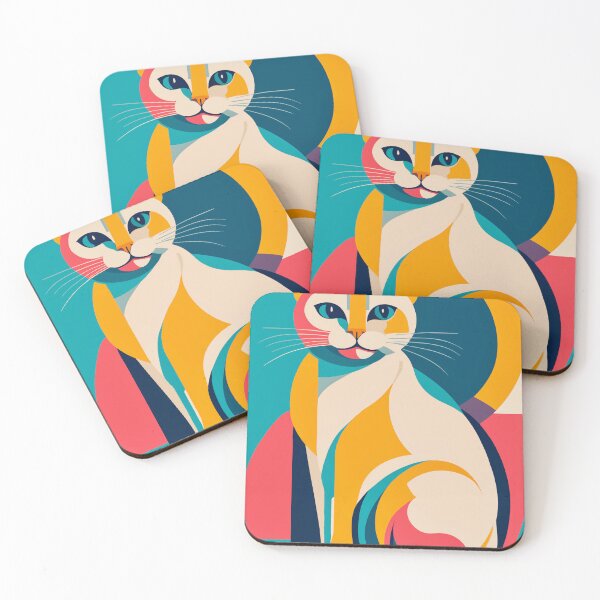 Item preview, Bauhaus cat 7 designed and sold by IcalsaidArt.
