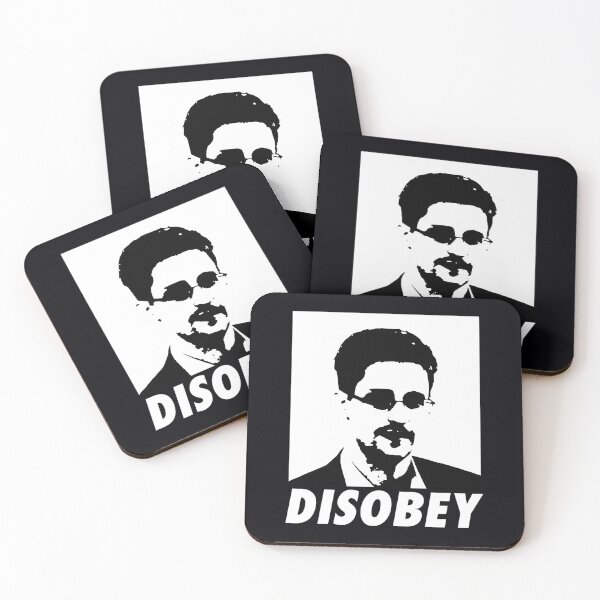 Item preview, Snowden Disobey (White) 	 		 designed and sold by retborcl3.