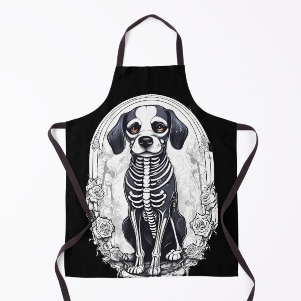 Item preview, Cute Gothic Twist on Skeuomorphic Dog Skeleton designed and sold by Mechanical-Artt.