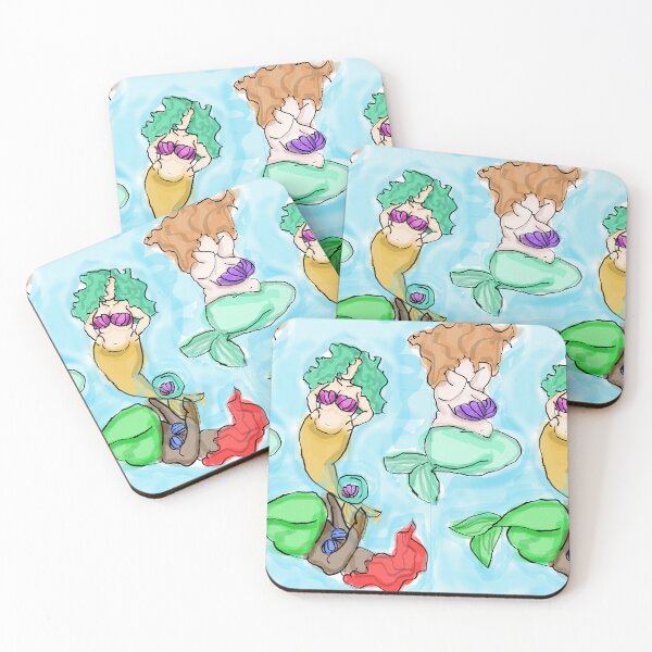 Item preview, Mermaids Playing designed and sold by Sereia0Rizzatti.