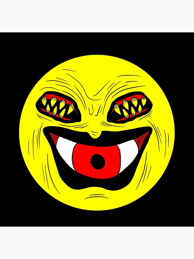 Scary Smiley Face - Smiley Face - Posters and Art Prints