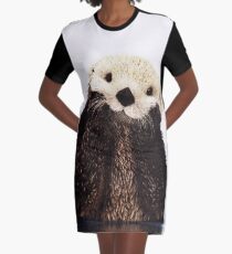Otters Gonna Ott Graphic T-Shirt Dress